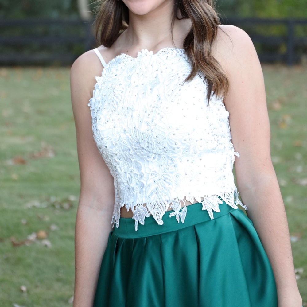 Perfect party dress! Mini length 2 piece!